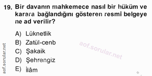 Soru 19