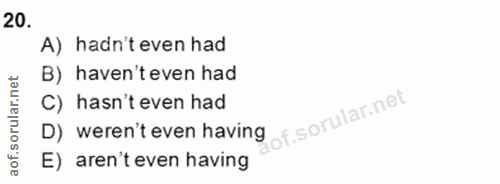 Soru 20