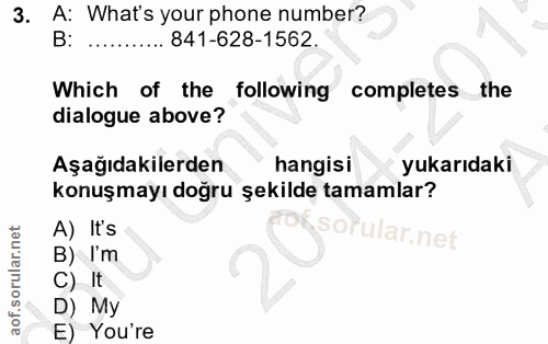 Soru 3