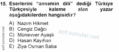 Soru 15