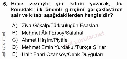 Soru 6