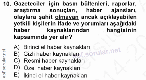 Soru 10