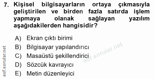 Soru 7