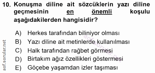 Soru 10