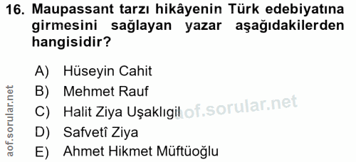 Soru 16