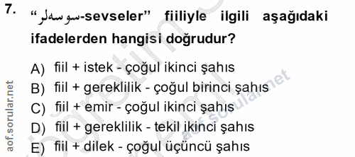 Soru 7