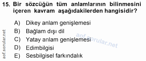Soru 15
