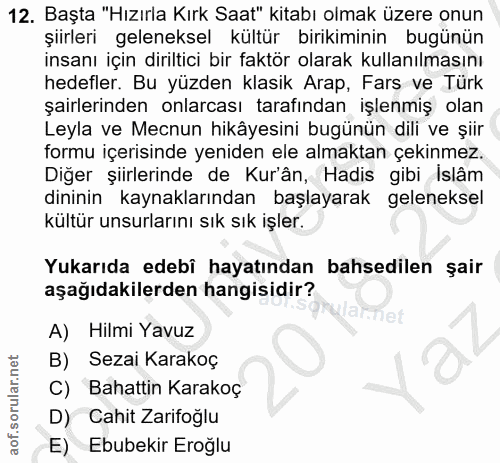 Soru 12