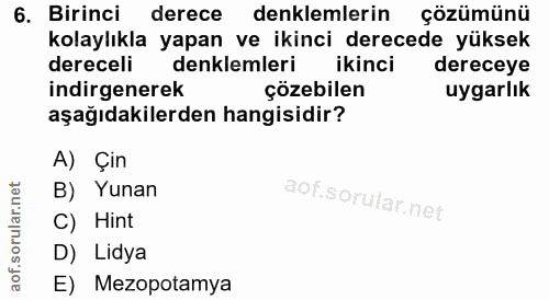 Soru 6