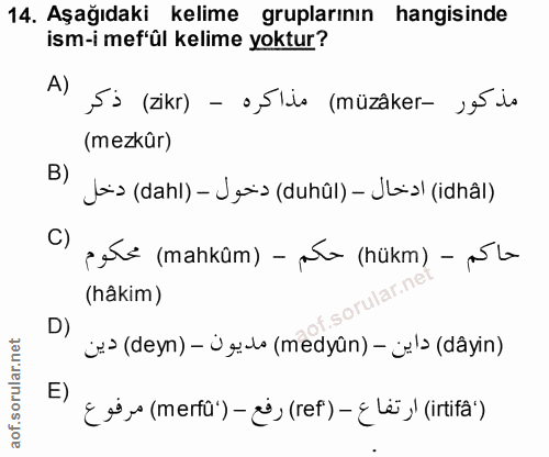 Soru 14