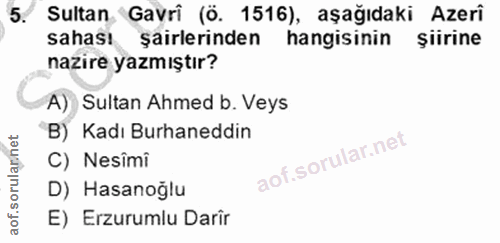 Soru 5