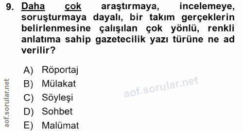 Soru 9