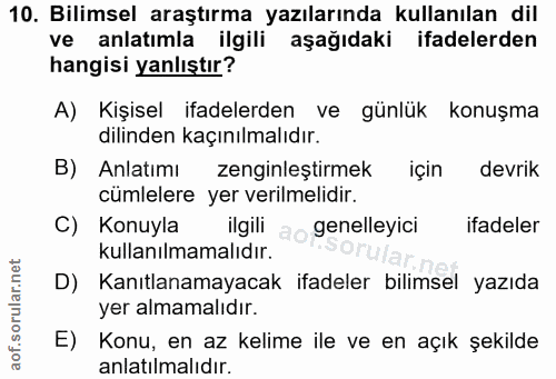 Soru 10
