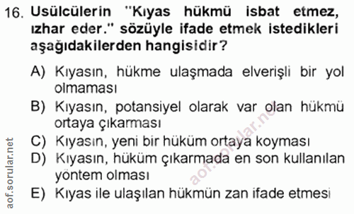 Soru 16
