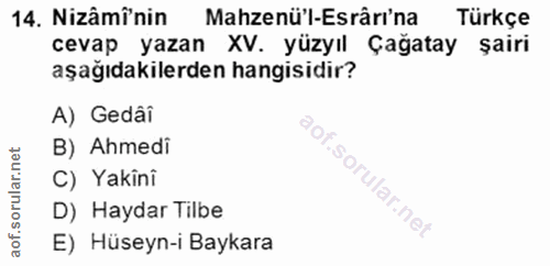 Soru 14