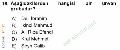 Soru 16