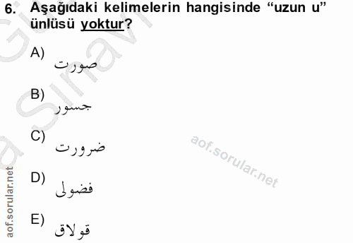 Soru 6