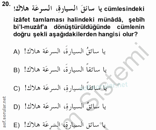 Soru 20