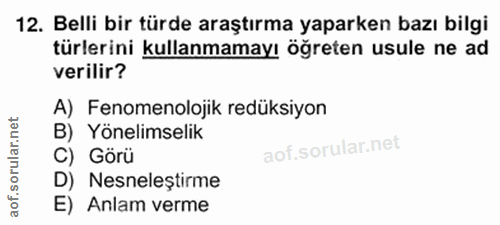 Soru 12