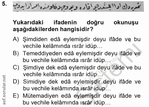 Soru 5