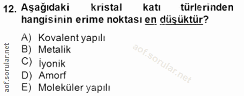 Soru 12