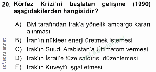 Soru 20