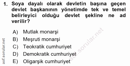 Soru 1