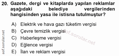 Soru 20