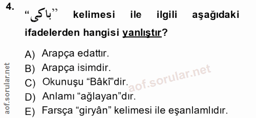 Soru 4