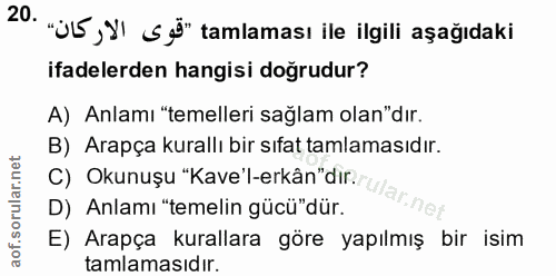 Soru 20