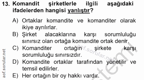 Soru 13