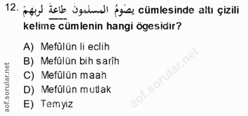 Soru 12