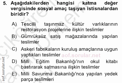 Soru 5