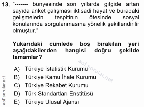 Soru 13