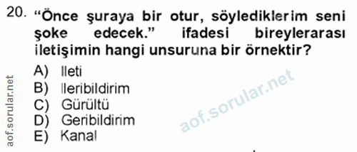 Soru 20