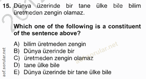 Soru 15