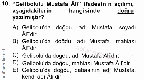Soru 10