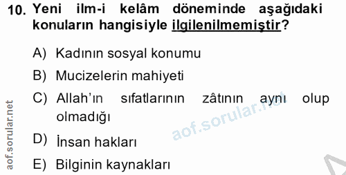 Soru 10