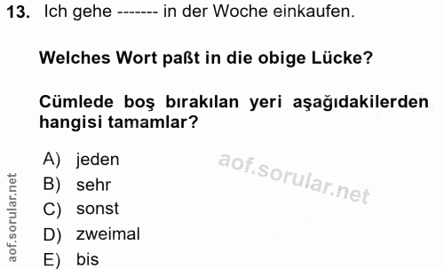 Soru 13