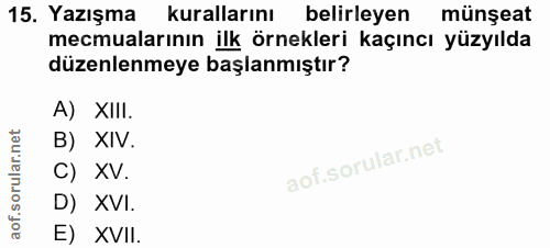 Soru 15