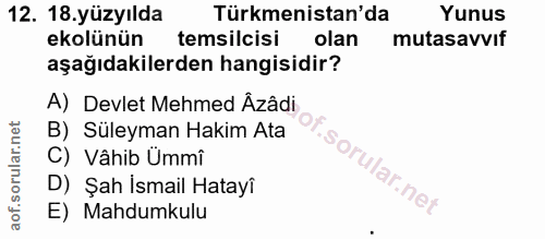 Soru 12