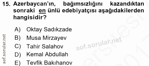 Soru 15