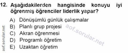 Soru 12