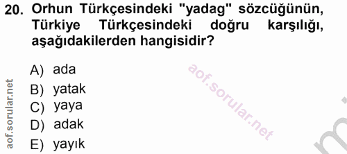 Soru 20