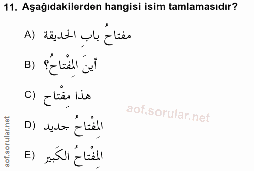 Soru 11
