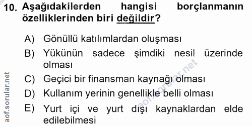 Soru 10
