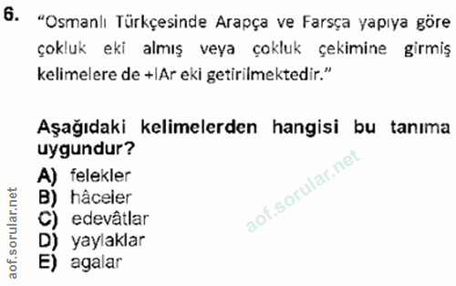 Soru 6