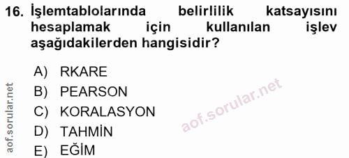 Soru 16