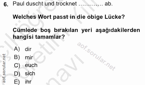 Soru 6