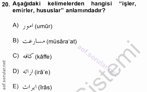 Soru 20